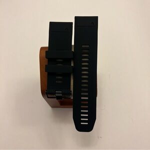 Garmin, 26mm, Black/black buckle, quick release, Band